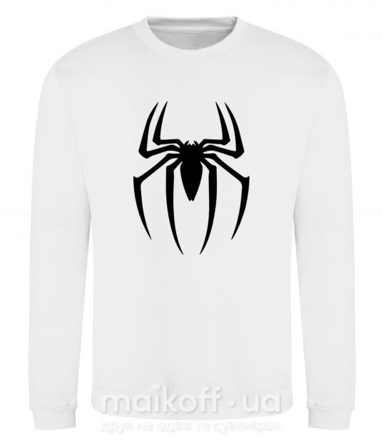 Свитшот Spiderman logo Белый фото