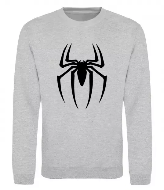 Свитшот Spiderman logo Серый меланж фото