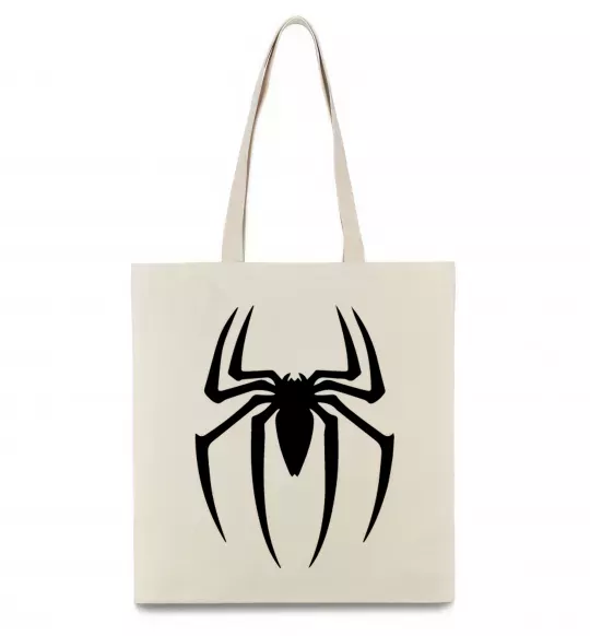 Эко-сумка Spiderman logo Бежевый фото