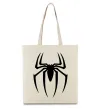 Эко-сумка Spiderman logo Бежевый фото