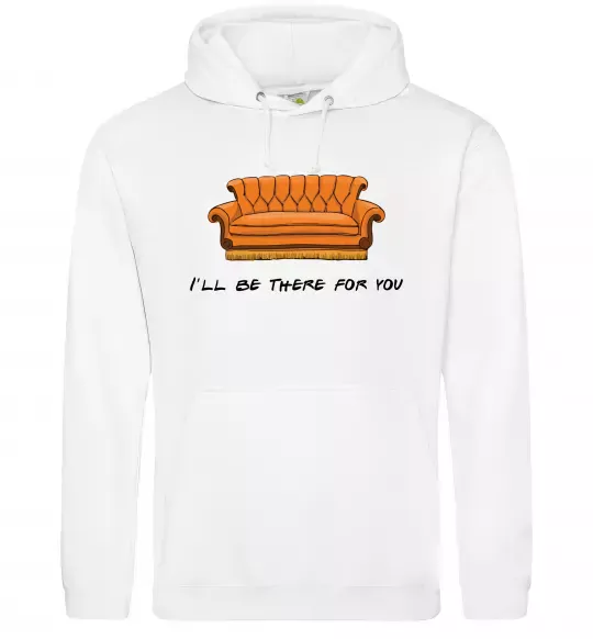 Чоловіча толстовка (худі) Friends сouch Білий фото