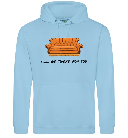 Жіноча толстовка (худі) Friends сouch Блакитний фото