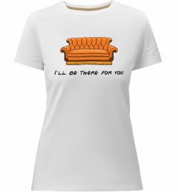 Жіноча преміум футболка Friends сouch