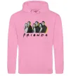 Чоловіча толстовка (худі) Друзі фото з назвою Рожевий фото