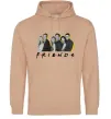 Женская толстовка (худи) Друзі фото з назвою Песочный фото