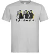 Чоловіча футболка Друзі фото з назвою Сірий фото