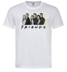 Чоловіча футболка Друзі фото з назвою