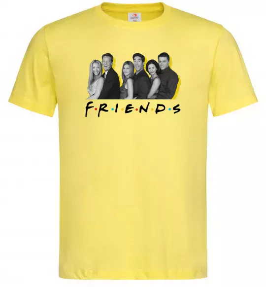 Чоловіча футболка Друзі фото з назвою Лимонний фото