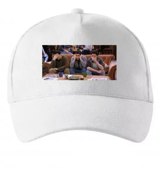 Кепка Друзья Джоуи Росс Чендлер Білий фото