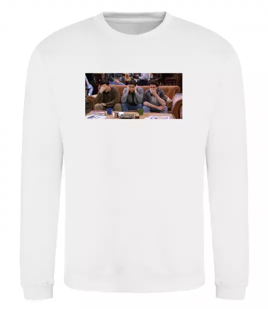 Свитшот Друзья Джоуи Росс Чендлер Белый фото