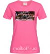 Жіноча футболка Друзья Джоуи Росс Чендлер Яскраво-рожевий фото