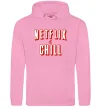 Мужская толстовка (худи) Netflix and chill Розовый фото