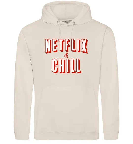 Женская толстовка (худи) Netflix and chill Таш фото