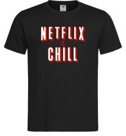 Мужская футболка Netflix and chill Мужская футболка Netflix and chill