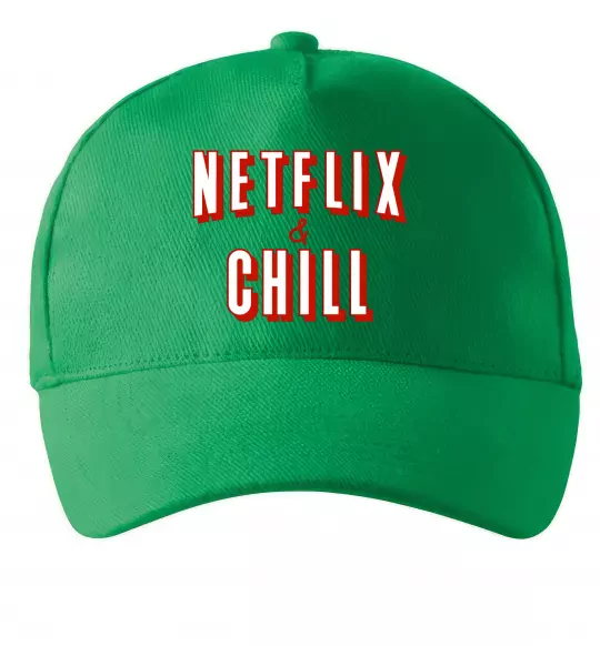 Кепка Netflix and chill Зеленый фото