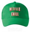 Кепка Netflix and chill Зеленый фото