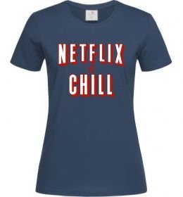 Жіноча футболка Netflix and chill