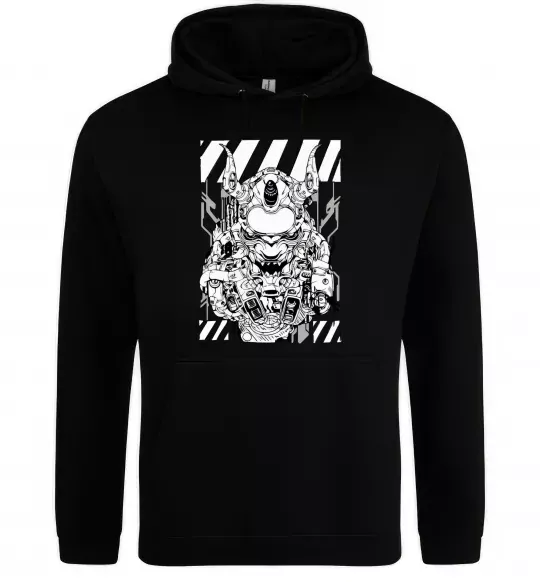 Женская толстовка (худи) Cyberpunk scetch Черный фото