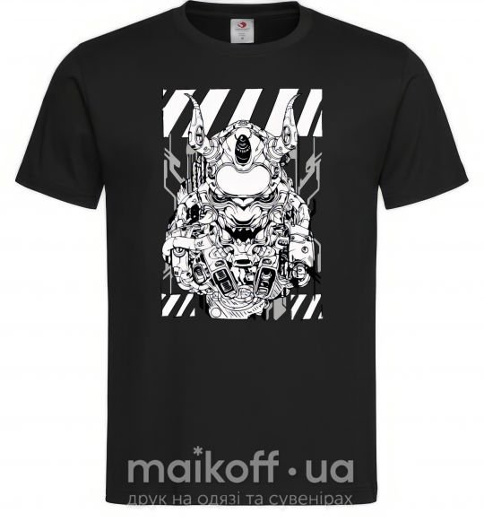 Чоловіча футболка Cyberpunk scetch Чорний фото