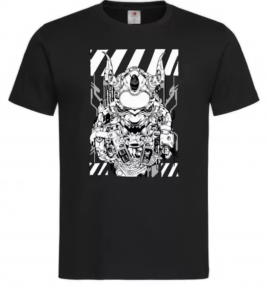 Мужская футболка Cyberpunk scetch Черный фото