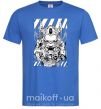 Чоловіча футболка Cyberpunk scetch Яскраво-синій фото