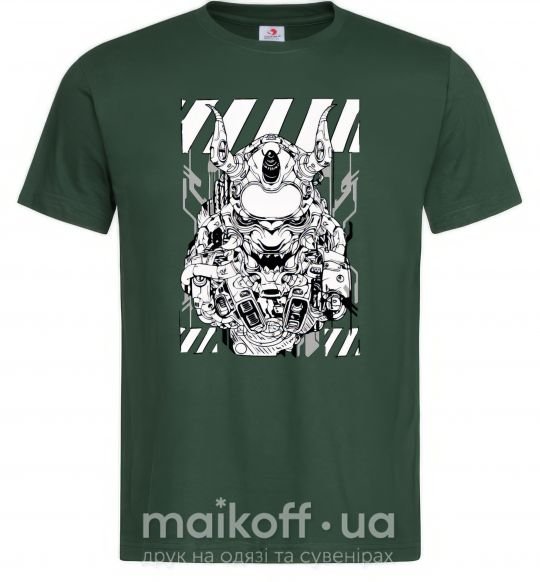 Мужская футболка Cyberpunk scetch Темно-зеленый фото