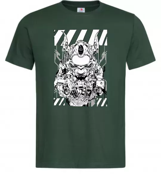 Мужская футболка Cyberpunk scetch Темно-зеленый фото