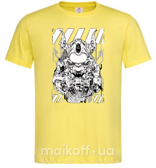 Чоловіча футболка Cyberpunk scetch Лимонний фото