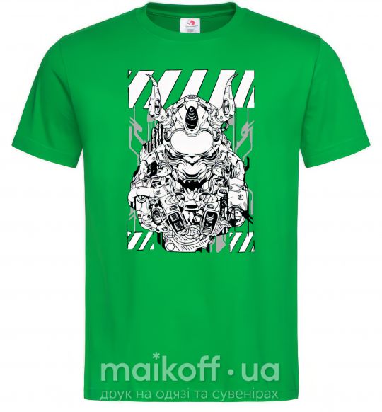Мужская футболка Cyberpunk scetch Зеленый фото