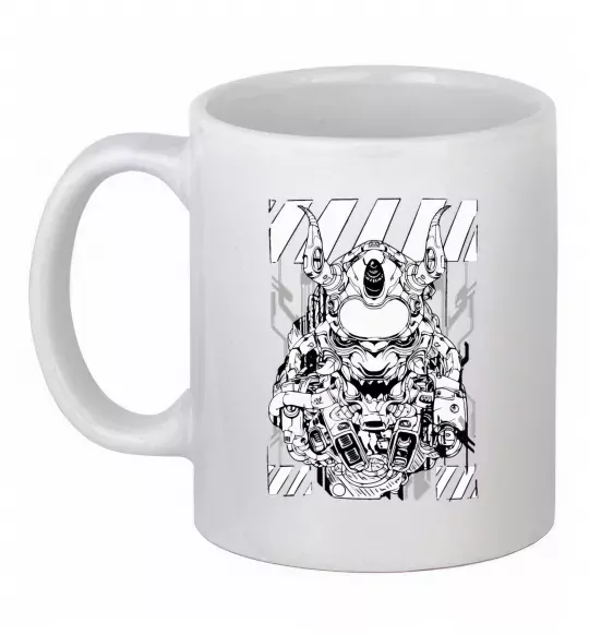 Чашка керамічна Cyberpunk scetch Білий фото