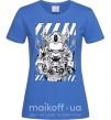 Женская футболка Cyberpunk scetch Ярко-синий фото