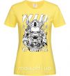 Жіноча футболка Cyberpunk scetch Лимонний фото