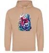 Мужская толстовка (худи) Hollow knight color Песочный Мужская толстовка (худи) Hollow knight color Песочный фото