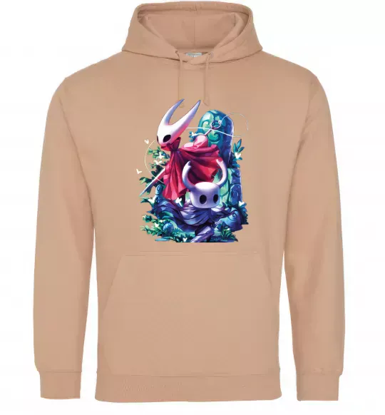 Женская толстовка (худи) Hollow knight color Песочный фото