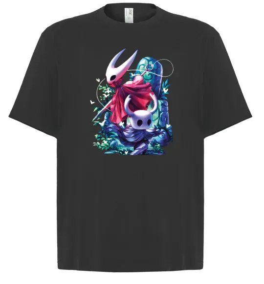 Футболка Оверсайз Hollow knight color Черный фото