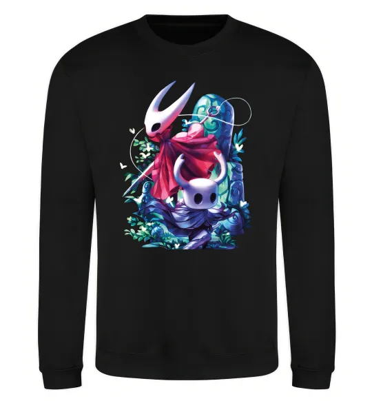 Світшот Hollow knight color Чорний фото