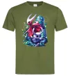 Чоловіча футболка Hollow knight color Оливковий фото