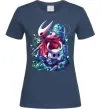 Жіноча футболка Hollow knight color Темно-синій фото