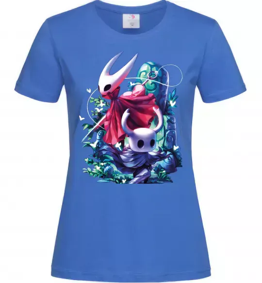 Жіноча футболка Hollow knight color Яскраво-синій фото