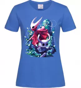 Женская футболка Hollow knight color Ярко-синий фото