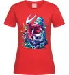 Жіноча футболка Hollow knight color Червоний фото