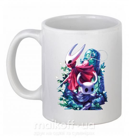 Чашка керамічна Hollow knight color Білий фото