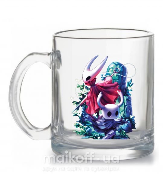 Чашка стеклянная Hollow knight color Прозрачный фото