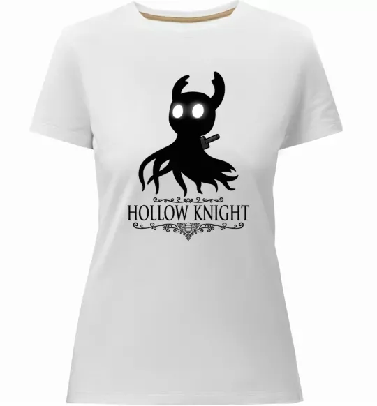 Женская премиум футболка Hollow night Белый фото