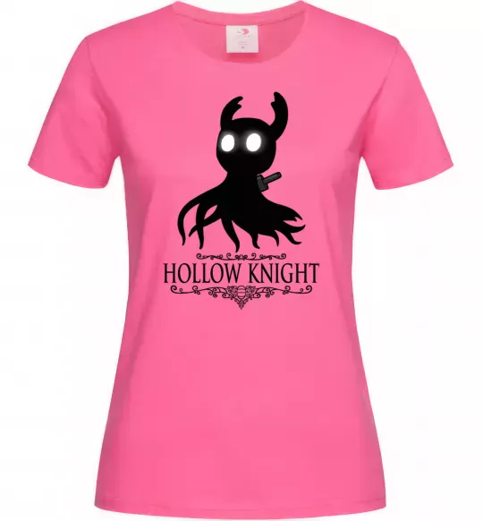 Женская футболка Hollow night Ярко-розовый фото