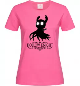 Женская футболка Hollow night Ярко-розовый фото