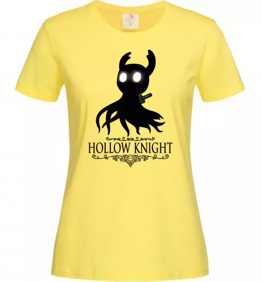 Женская футболка Hollow night Лимонный фото
