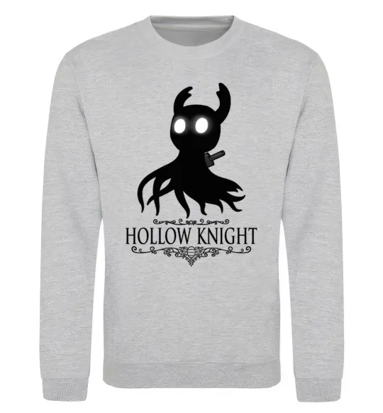 Світшот Hollow night Сірий меланж фото