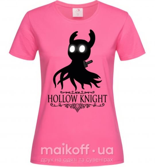Жіноча футболка Hollow night Яскраво-рожевий фото