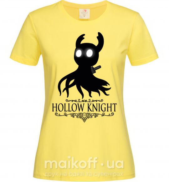 Жіноча футболка Hollow night Лимонний фото